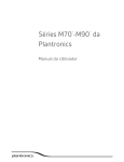 Séries M70™-M90™ da Plantronics