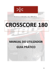 crosscore 180 manual do utilizador guia prático