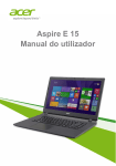 Aspire E 15 Manual do utilizador