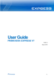 User Guide do Primavera Express v7