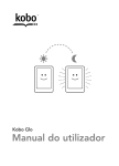 Kobo Glo eReader User Guide PT