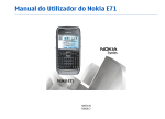 Manual do Utilizador do Nokia E71
