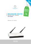 BROADBAND ROUTER WIRELESS 300N