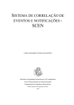 sistema de correlação de eventos e notificações