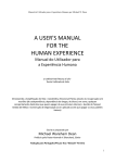 A USER`S MANUAL FOR THE HUMAN EXPERIENCE