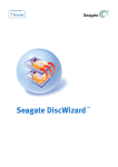 Manual do utilizador do Seagate DiscWizard