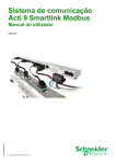 Sistema de comunicação Acti 9 Smartlink Modbus