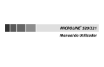 MICROLINE 520/521 Manual do Utilizador