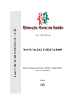 Manual do utilizador - LEGIS - Direcção