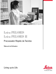 Leica PELORIS e Leica PELORIS II manual do utilizador