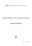 Manual do utilizador do acesso ao direito