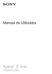 Xperia™ E dual Manual do utilizador