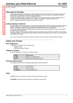 Interface para Rede Ethernet AL-3405