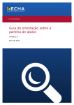 Guia de orientação sobre a partilha de dados - ECHA