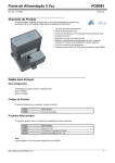 Fonte de Alimentação 5 Vcc PO8085