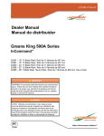 Greens King 500A Series Dealer Manual Manual do