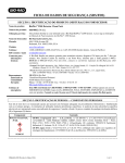 FICHA DE DADOS DE SEGURANÇA (SDS/FDS) - Bio-Rad