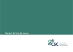 Manual de Uso da Marca - CSC