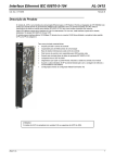 Interface Ethernet IEC 60870-5-104 AL-3415