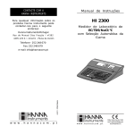 HI 2300-02 - Hanna Instruments Portugal