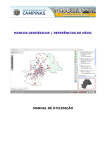 marcos geodésicos / referências de nível manual de utilização