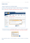 Petição Inicial Acesso ao Sistema com Certificado Digital