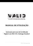 Manual Uso Certificado Digital em MAC OS VALID
