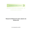 Manual de Utilização do Auto-‐cadastro do Sistema SIG