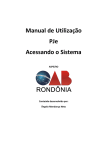 Manual de Utilização PJe Acessando o Sistema