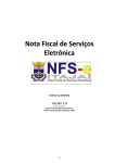Nota Fiscal Eletrônica de Serviços – NF-e