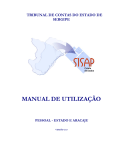 Manual do SISAP-Coleta de Dados - Tribunal de Contas do Estado