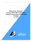 Manual de Utilização Cabeça PROFIBUS PO5064 e Cabeça