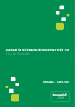 Manual de Utilização do Sistema FaciliTiss Guia de Consulta
