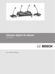 Manual de utilização - Bosch Security Systems
