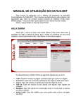 MANUAL DE UTILIZAÇÃO DO DATILO.NET