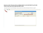 MANUAL DE UTILIZAÇÃO DA FERRAMENTA DE