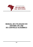 manual de utilização do sistema on line de controle acadêmico