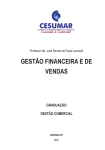 GESTÃO FINANCEIRA E DE VENDAS