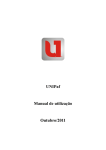 UNIPaf Manual de utilização Outubro/2011