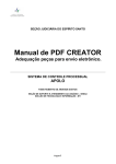 Apostila PDF Creator- Petição WEB