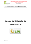 Manual de Utilização do Sistema GLPI