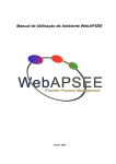 Manual de Utilização do WebAPSEE 1.4
