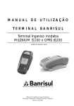 MANUAL DE UTILIZAÇÃO TERMINAL BANRISUL TerminaI