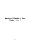 Manual de Utilização do Easy Reader versão 6