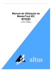 Manual de Utilização do MasterTool IEC MT8200