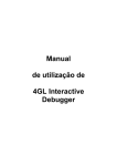 Manual de utilização de 4GL Interactive Debugger