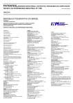 DIRETORIA DE PATENTES - Revista da Propriedade Industrial