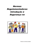 Normas Regulamentadoras Introdução à Segurança no Trabalho