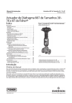 Actuador de Diafragma 667 de Tamanhos 30