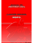 Manual: Lancer MDPO 600 / 900 - Implementos Agrícolas Jan S/A